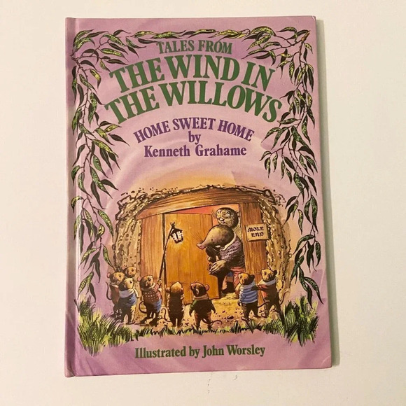 Vintage 1983 Tales From The Wind In The Willow Home Sweet Home Kenneth Grahame - Picture 13 of 13